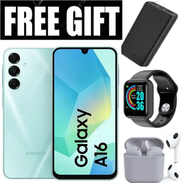 LIMITED TIME DEALS!!! BRAND NEW Galaxy A16, 6GB+ 128GB ROM 6.7" HD,AMOLED Display 50MP Triple Camera  Mediatek Helio G99 5000mAh 25W Type-C Charge Smart Phones phone+FREE GIFTS