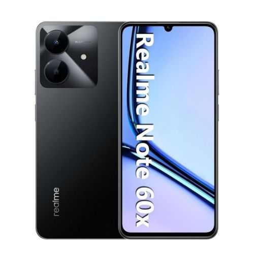 NEW ARRIVALS!! Brand New Realme Note 60x  6.74" IPS LCD Display, 3GB RAM+64GB ROM, 5000mAh, Android 14, 8MP Rear & 5MP Front Camera, Dual SIM, Fingerprint (side-mounted) - Smartphones