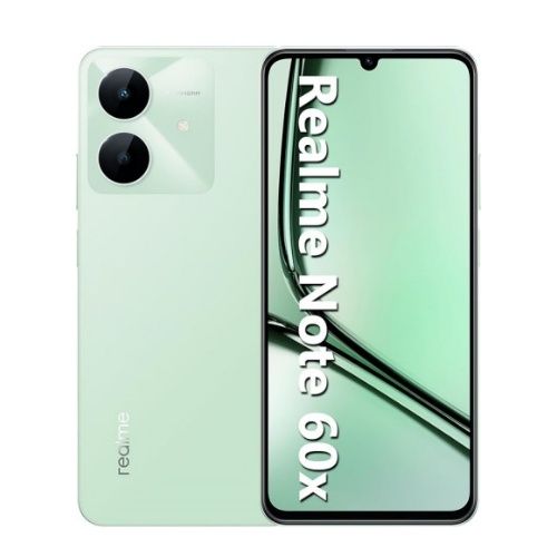 NEW ARRIVALS!! Brand New Realme Note 60x  6.74" IPS LCD Display, 3GB RAM+64GB ROM, 5000mAh, Android 14, 8MP Rear & 5MP Front Camera, Dual SIM, Fingerprint (side-mounted) - Smartphones