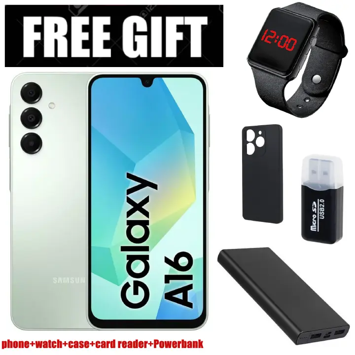 FLASH SALE DEALS!!1 BRAND NEW Galaxy A16, 4GB+128GB ROM 6.7" HD, Android 14, 4G, Bluetooth, 50MP-Camera, Battery-5000mah,(Dual Sim)-Smartphone