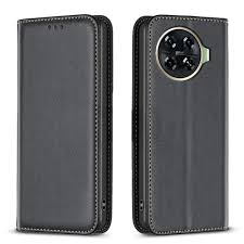 FLASH SALE DEALS!! Tecno Spark 20 Pro Plus Flip Cover (Black) -Scratch Protection, Quality PU Leather, Premium Soft-Touch