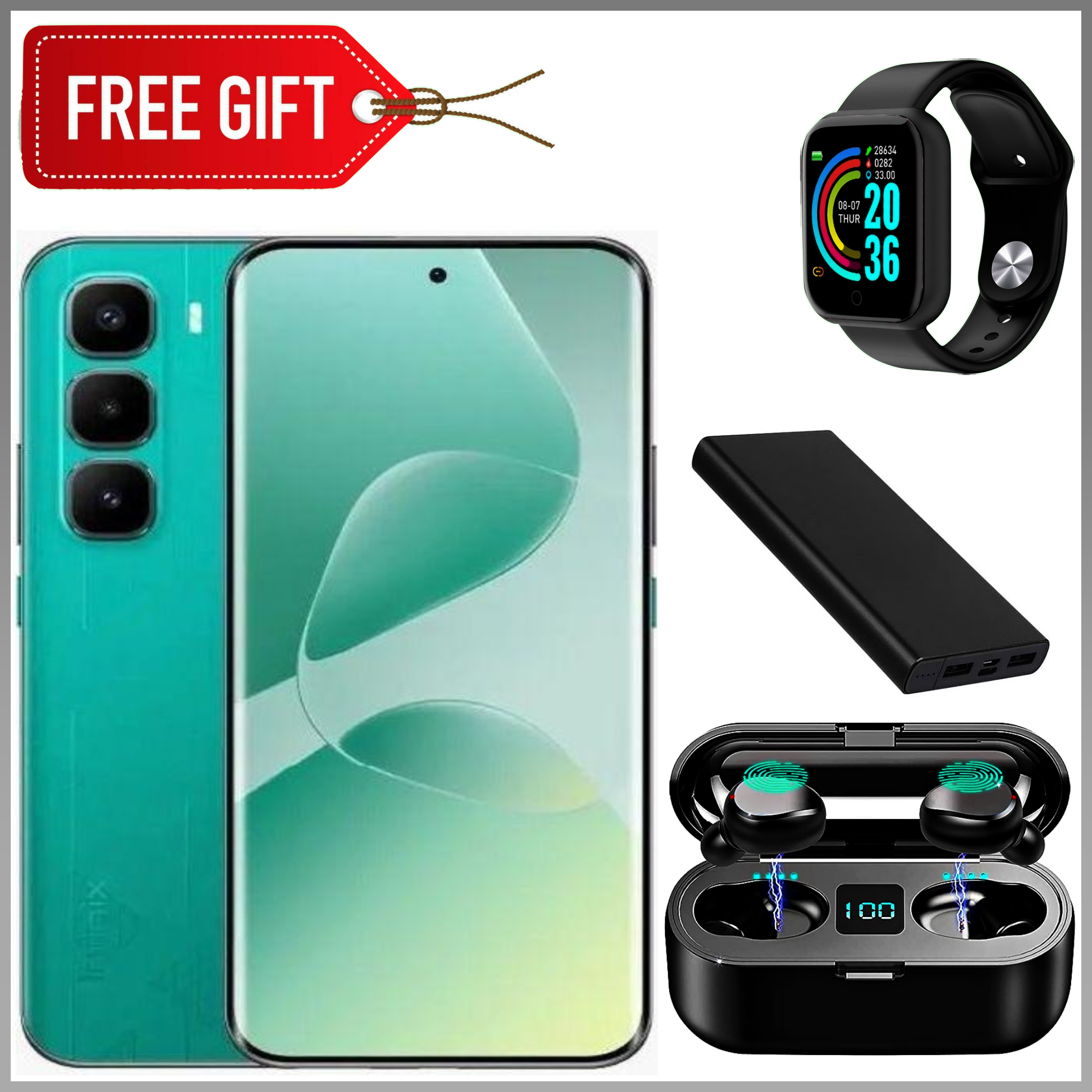 [NEW ARRIVALS] Infinix HOT 60 PRO PLUS 6.78" AMOLED Curved Screen, Upto 16(8+8)GB RAM+128GB/256GB ROM, 5160 mAh Battery, 50MP Rear, Dual SIM, Optical Fingerprint -Smartphones+FREEBIES