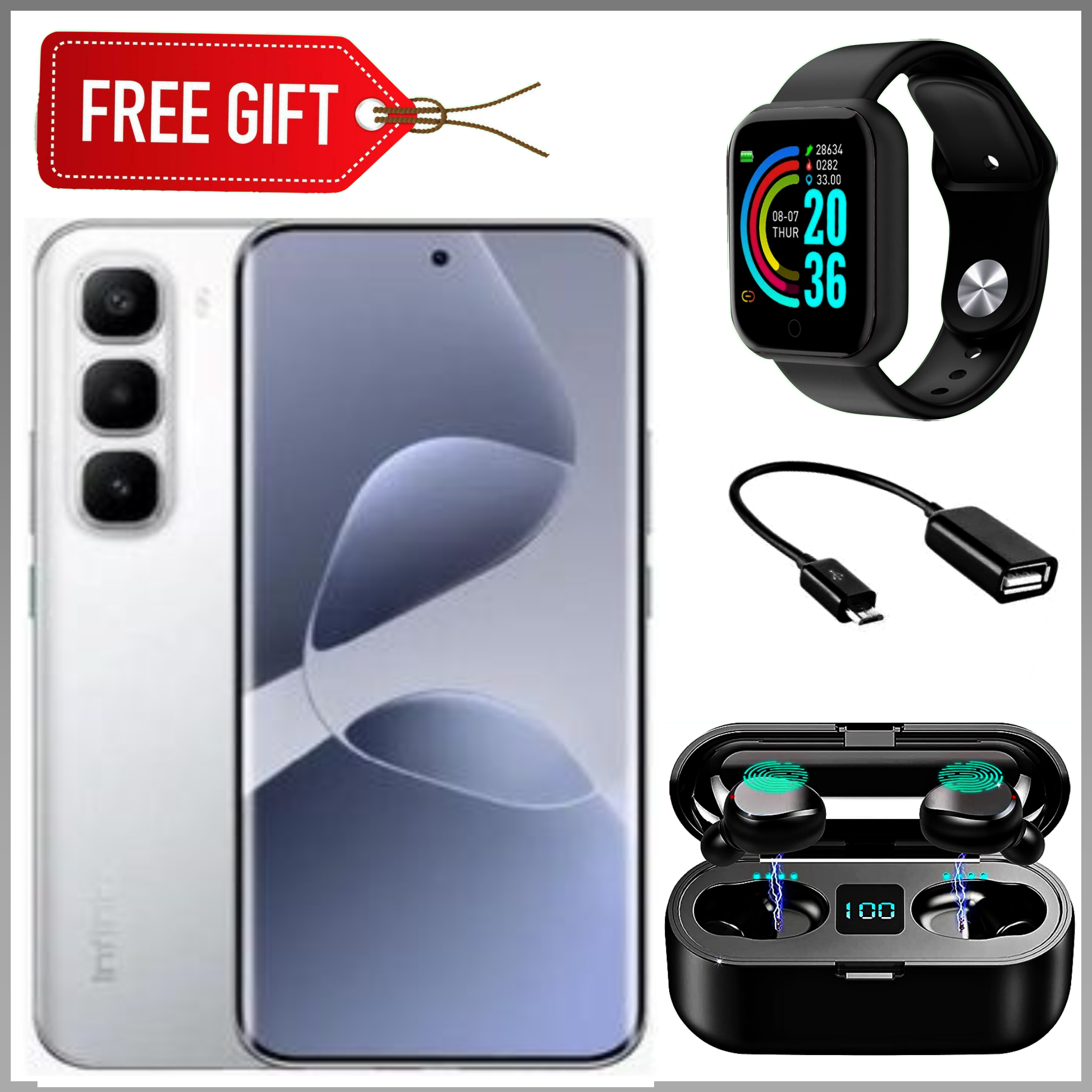 [NEW ARRIVALS] Infinix HOT 60 PRO PLUS 6.78" AMOLED Curved Screen, Upto 16(8+8)GB RAM+256GB ROM, 5160 mAh Battery, 50MP&13MPCamera, Optical Fingerprint -Smartphones+FREEBIES