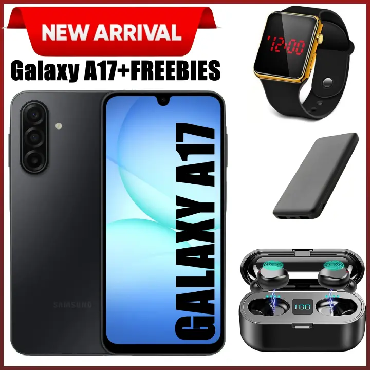 [BLACK NOVEMBER DEALS] Samsung Galaxy A17 5G 6.7'' 128 GB ROM + 4GB RAM 5000 mAh 50 MP+ 13 MP camera Android 15 Exynos 1330Octa-core Super AMOLED Fingerprint (side-mounted) smartphones+FREE GIFTS