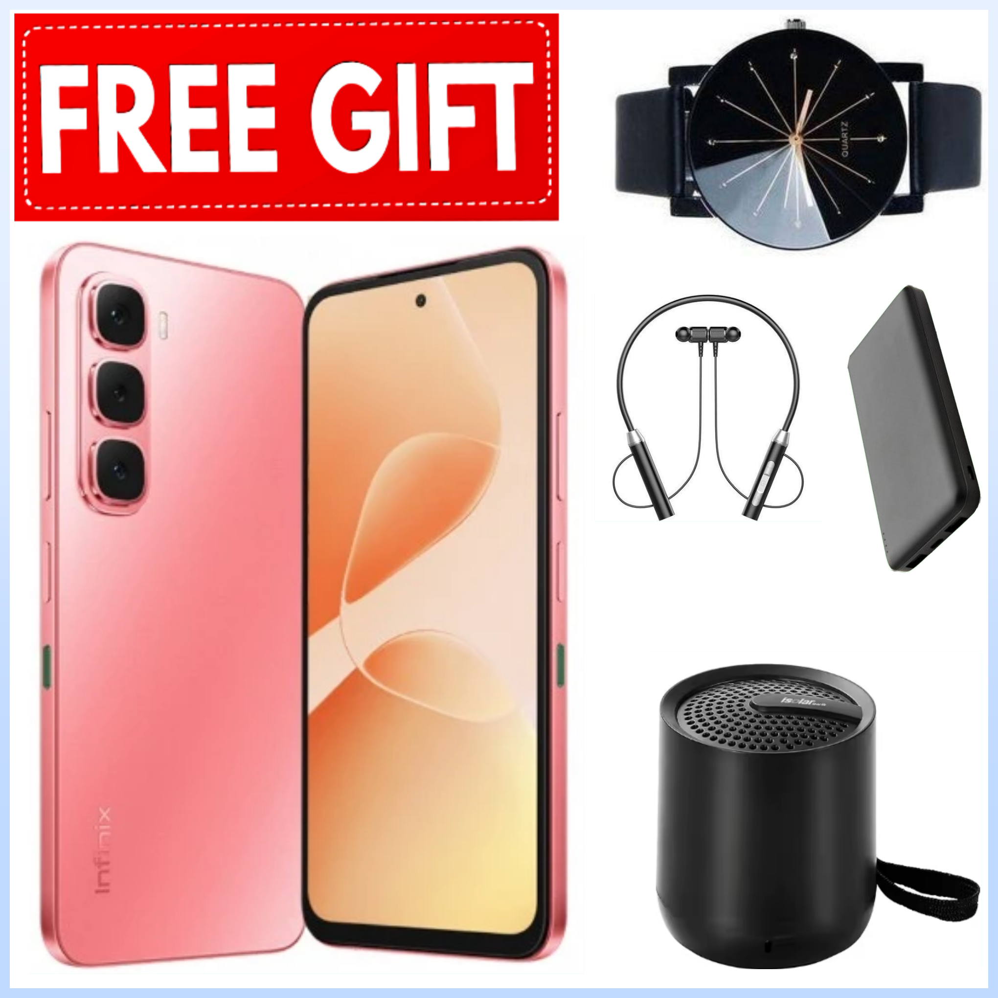 NEW ARRIVAL DEALS!!! Infinix Hot 60i 128GB+12(6+6)GB 6.7" 120Hz Screen 4G Phone Dual SIM 5160mAh Battery 45W Charging 50MP Camera Fingerprint Lock Android 15 G81 Smart AI smart Phones+FREEBIES
