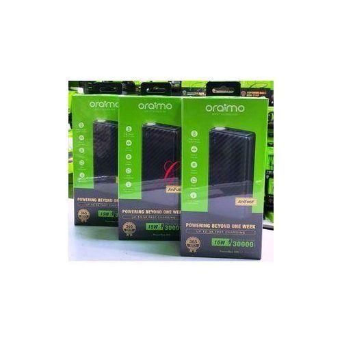 DISCOUNTED OFFER!! Oraimo Traveller Power Bank 30000mah/27000mAh/20000mAh/10000mAh 12W Smart Fast Charging Slim Portable Power Bank type C in/out Charging universal Compatibility Powerbank +Free cable