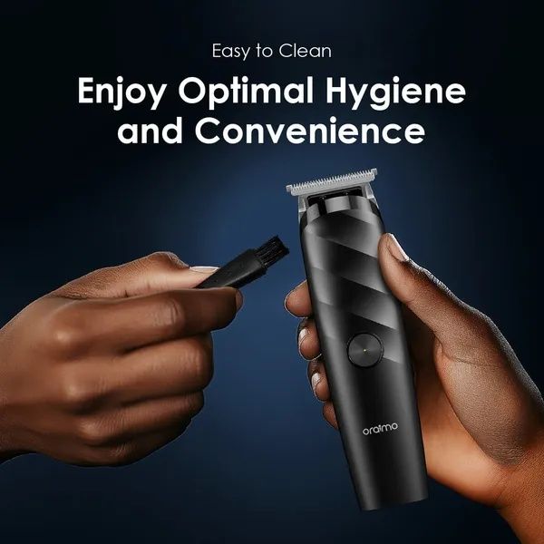 SPECIAL OFFER!! oraimo OTR-210 SmartTrimmer - 7000RPM Motor, 4 Guide Combs, Fast Charging, 90-min Runtime, Self-sharpening Stainless Steel Blades, Ergonomic Design, Easy to Clean - Shavers/Clippers