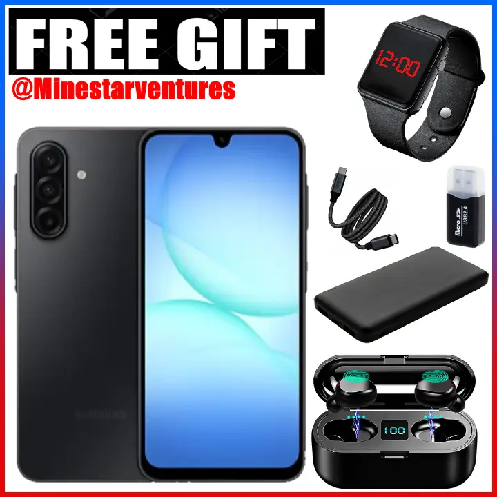 LIMITED OFFERS!! ]]New Arrival Samsung Galaxy A17 256GB+8GB 6.7" Super AMOLED Display Mediatek Helio G99 50MP Triple Camera Android 15 5000mAh 25W Type-C Charge AI Samsung A17 Smart Phones +FREEBIES