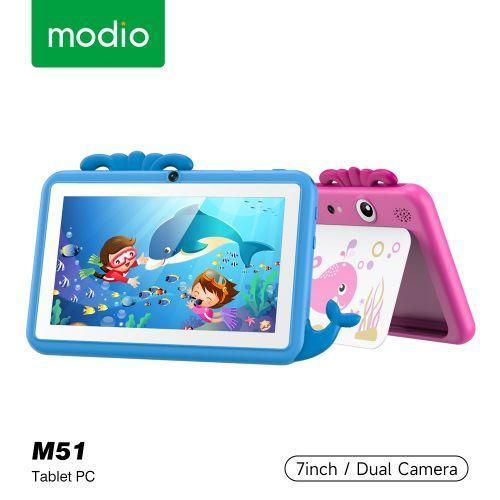 Make learning and playtime exciting with the Modio M51 Kids Tablet, built specially for children. With 4GB RAM, 128GB storage, and a 7-inch HD display, this tablet provides smooth performance for apps