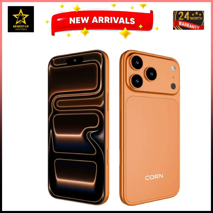 CORN Cphone c17 Pro Max Android 14 smartphone 64GB Rom +5(2+3GB) Ram 6.6 inches IPS LCD screen display 5000mAh battery capacity OCTA-CORE 13mp dual main camera+ 8mp selfie android smartphone