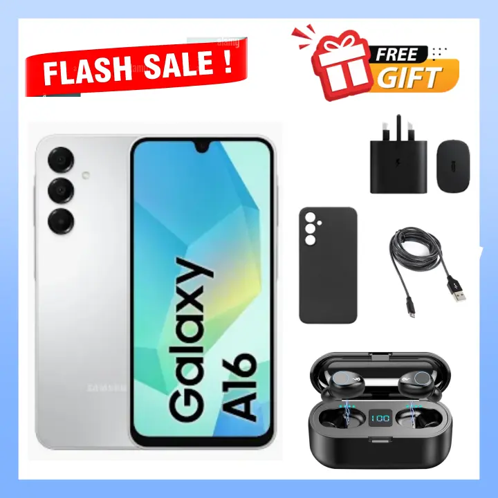 FLASH SALE DEALS!!1 BRAND NEW Galaxy A16, 4GB+128GB ROM 6.7" HD, Android 14, 4G Samsung A16, A16 Smartphone+FREEBIES