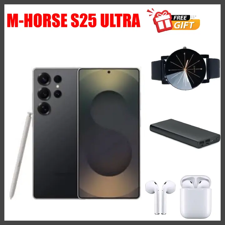 HOT DEALS!!!M-HORSE S25 Ultra 6.6'' HD + incell 4GB RAM + 64GB ROM 5MP Front camera +8MP Rear camera 5000mAh battery capacity with stylus pen side fingerprint UNLOCK Android 14 phone smartphone