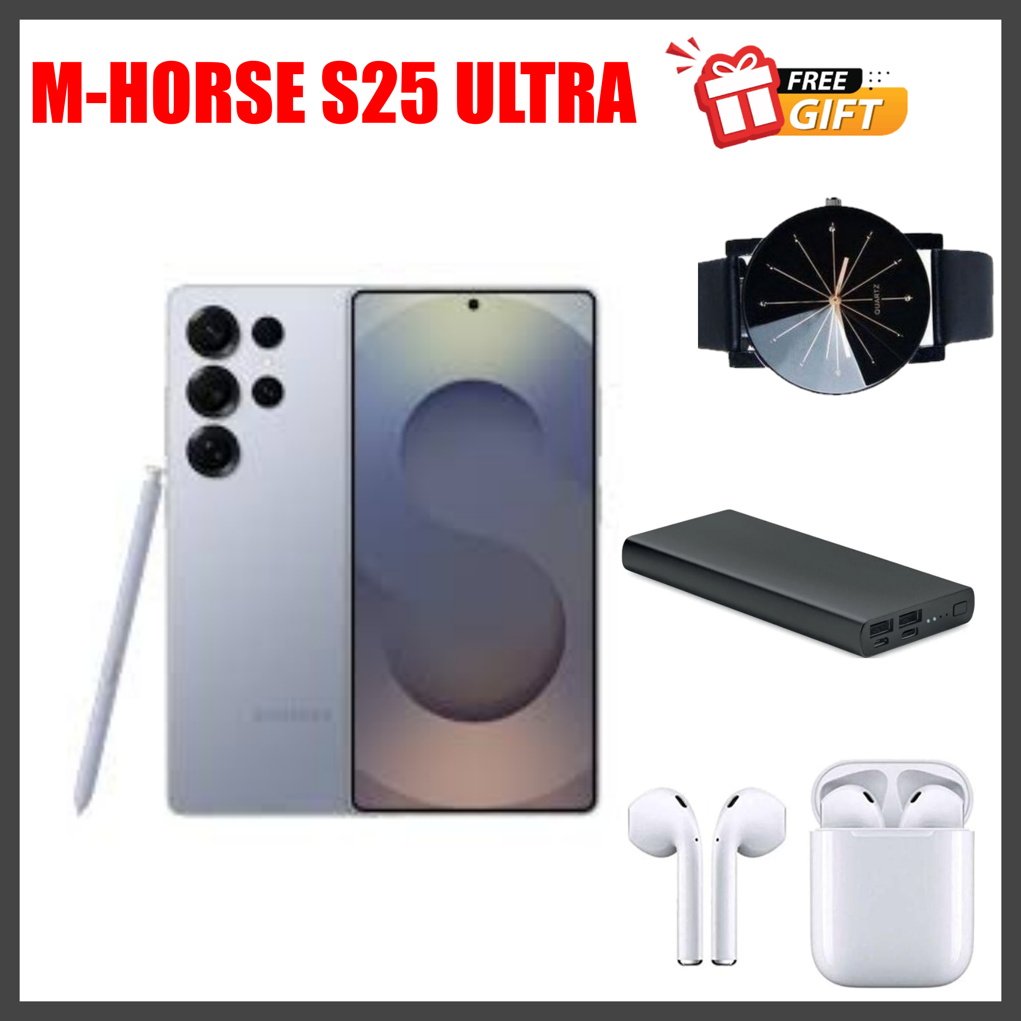 HOT DEALS!!!M-HORSE S25 Ultra 6.6'' HD + incell 4GB RAM + 64GB ROM 5MP Front camera +8MP Rear camera 5000mAh battery capacity with stylus pen side fingerprint UNLOCK Android 14 phone smartphone