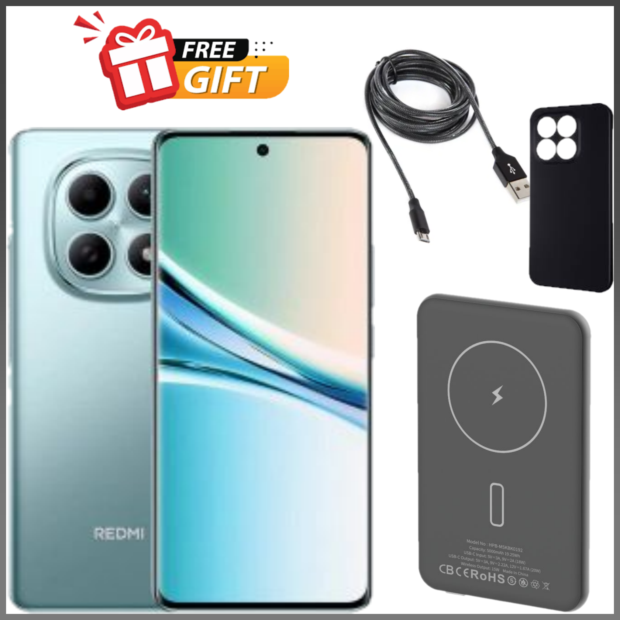 NEW ARRIVAL DEALS!! XIAOMI Redmi Note 15 4G - 128GB ROM+6GB RAM 120Hz 6.77" AMOLED Display 6000mAh Battery 108MP Rear & 20MP Selfie Camera Android 15 33W Fast Charging On-screen Fingerprint Sensor