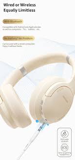 AMAZING OFFER!!Amaya AEB-H360D Active Noise Cancellation (ANC) Over-Ear Wireless Bluetooth Headphones