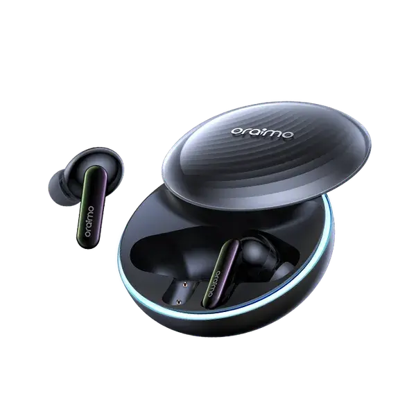 HOT DEALS!! Oraimo SpaceBuds Hybrid ANC True Wireless Earbuds: | 40-Hr Long Playtime | Personalized Lighting Effect | Water Resistant | Hybrid ANC Noise Cancellation | Customized Voice Prompts |