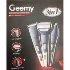 AMAZING OFFERS!!!Geemy (GM-8038) 3in 1 Rechargeable Shaver And Trimmer Set
