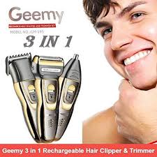 AMAZING OFFERS!!!Geemy (GM-8038) 3in 1 Rechargeable Shaver And Trimmer Set