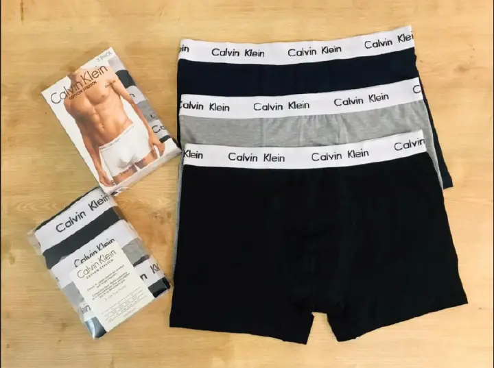 AMAZING DEALS!!!HIGH-QUALITY 3 PACK COTTON CALVIN KLEIN BOXERS, UNDERWEARS, UNDER WEARS,