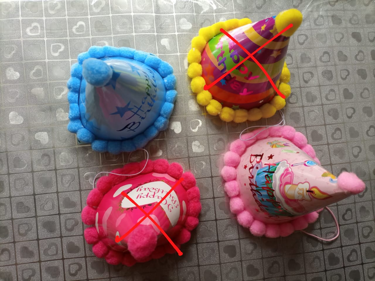 (17x11cm)1pc Birthday Hats Happy Birthday Party Decor Kids Boy / Girl