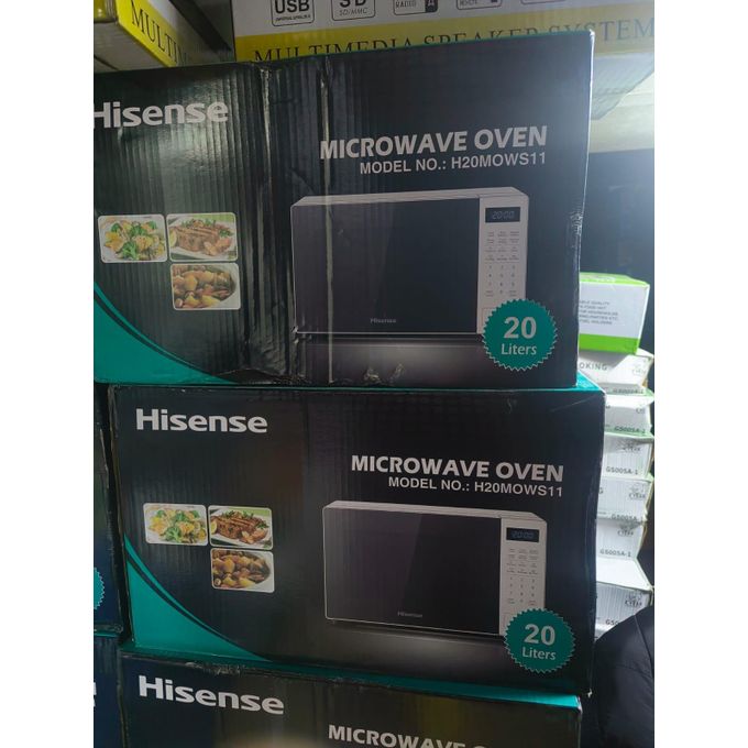 Hisense White 20L Digital Microwave