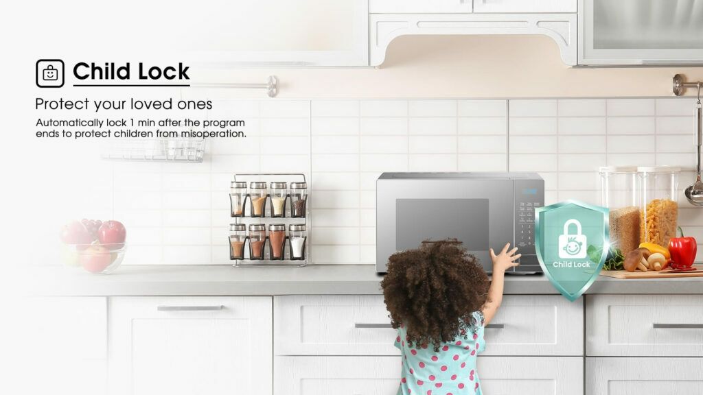 Silver /  Black hisense Digital Microwave