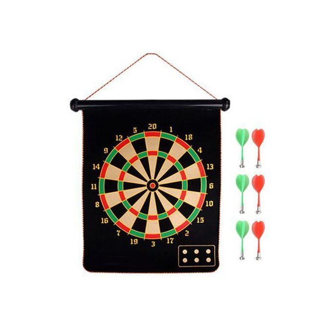 Magnetic Dart Board Indoor Outdoor Game Dartboard Set Darts