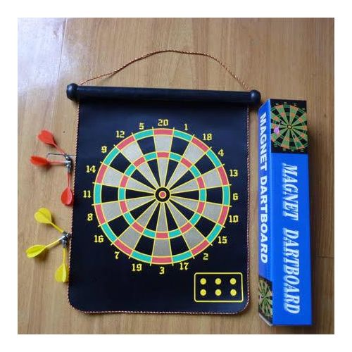 Magnetic Dart Board Indoor Outdoor Game Dartboard Set Darts