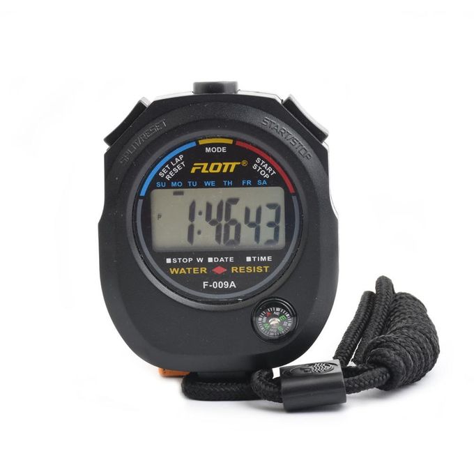 Chronograph stopwatch with a compass