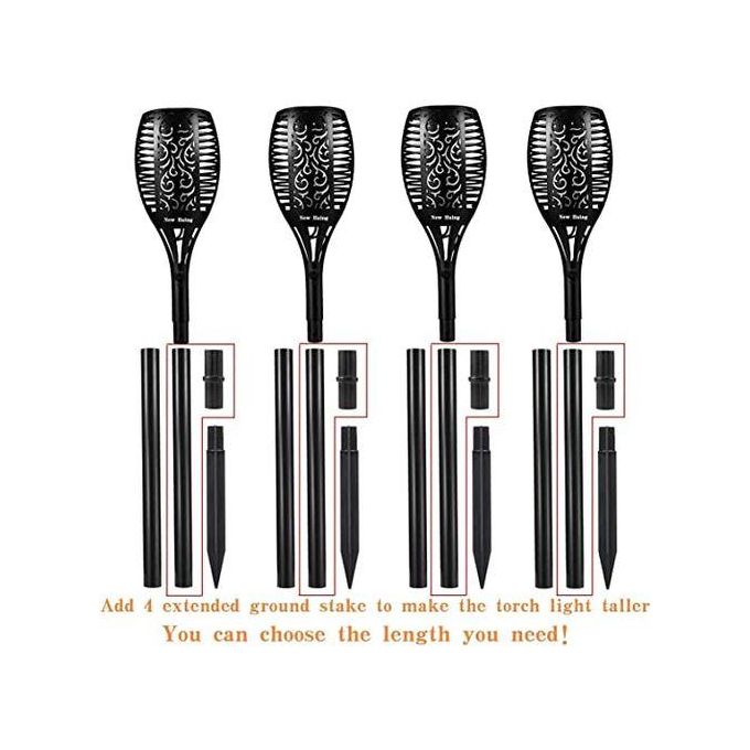 OLAR Torch Light Outdoor Flickering Flames With Auto On/Off Dusk To Dawn