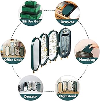 Foldable Exquisite Jewelery Box Organizer
