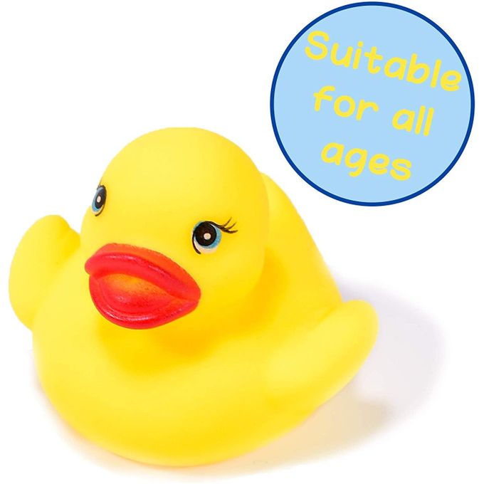 Kids Baby 4in1 Yellow Rubber Ducks Fun Bath Toys