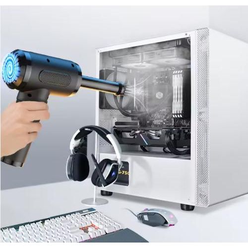 Rechargeable 2-in-1 Car Vacuum Cleaner with LED Light (3800Pa Suction)