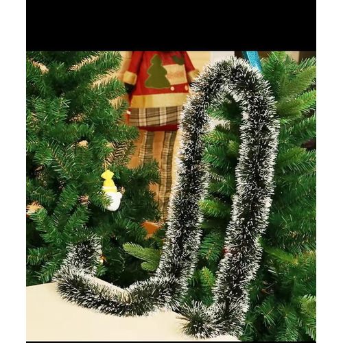Xmass Garland Tinsel Ribbon 2Mtrs Sparkling Holiday Decoration for Christmas Tree, Home, Party, and Festive Events, Durable, Flexible, and Easy to Hang