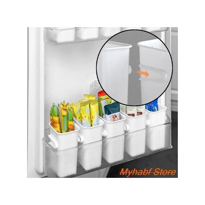 2 pcs Fridge Organizer Food Fresh Storage Box Refrigerator Side Door Vegetable Fruit Spice Organizer Food Container Kitchen Storage
