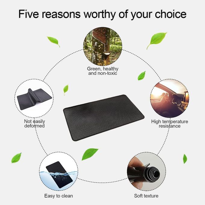 Car Dashboard Anti-Slip Rubber Pad-Universal Non-Slip Car Magic Dashboard Sticky Adhesive Mat
