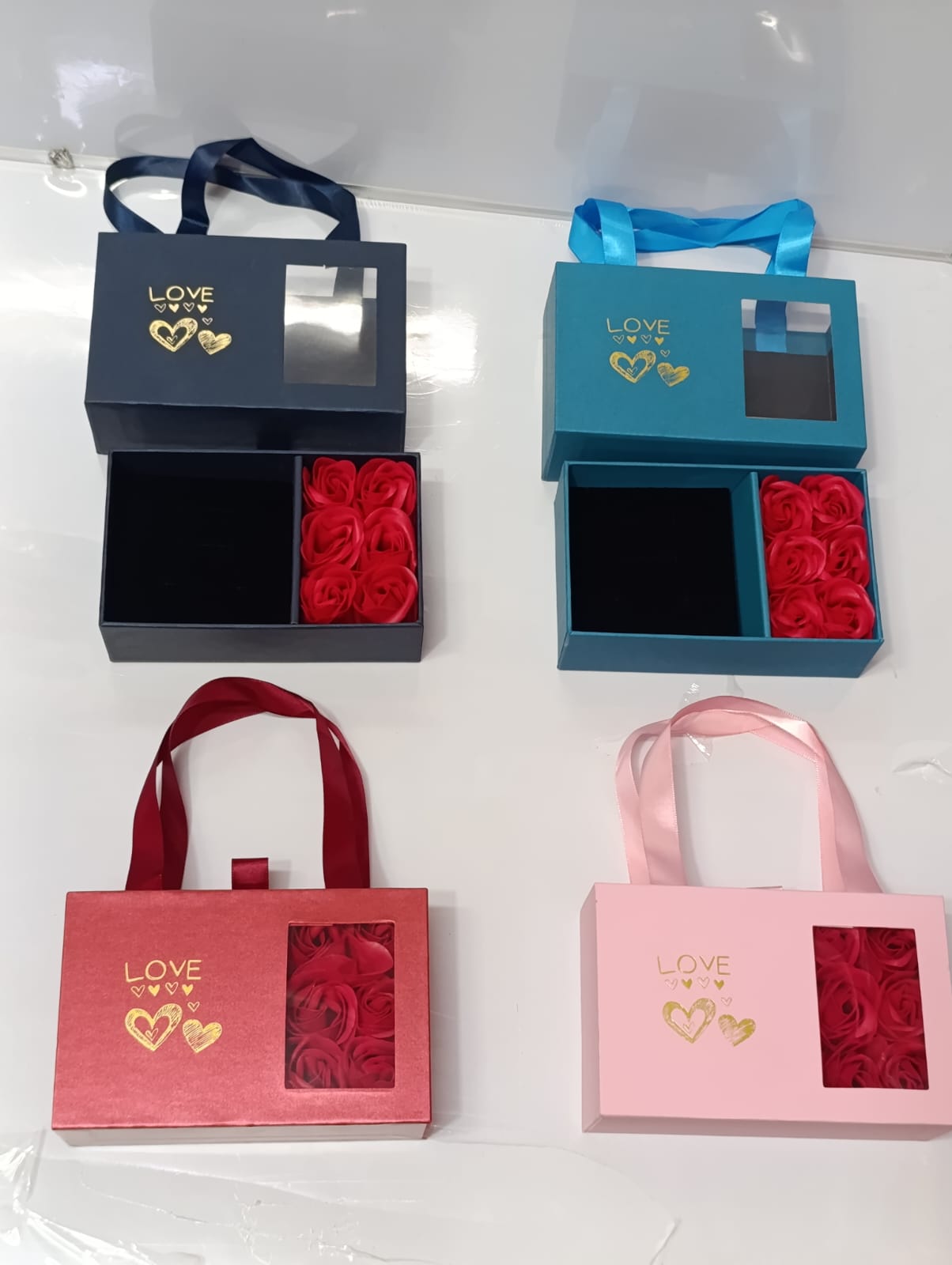 Valentine's Day Rose Gift Box Jewelry Box Gift Set