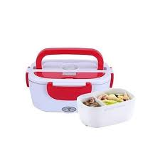 Electric Portable Heat Lunch Box Food Warmer With Partition/