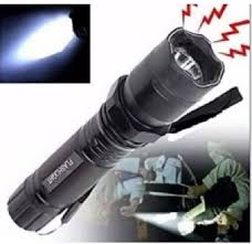 Electric Shock Self Defense Torch With Laser Pointer