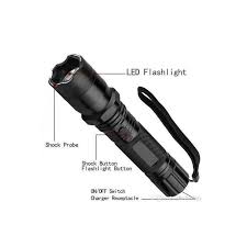 Electric Shock Self Defense Torch With Laser Pointer