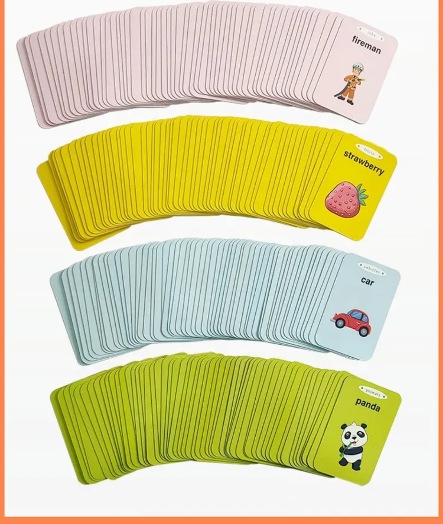 Educational Toddler Toy Flashcards Device,WONFAST 112PCS Double-Sided Illustrations Words Audible Preschool Learning Flash Cards Reader for Kids Boys Girls Birthday Christmas Children Gifts