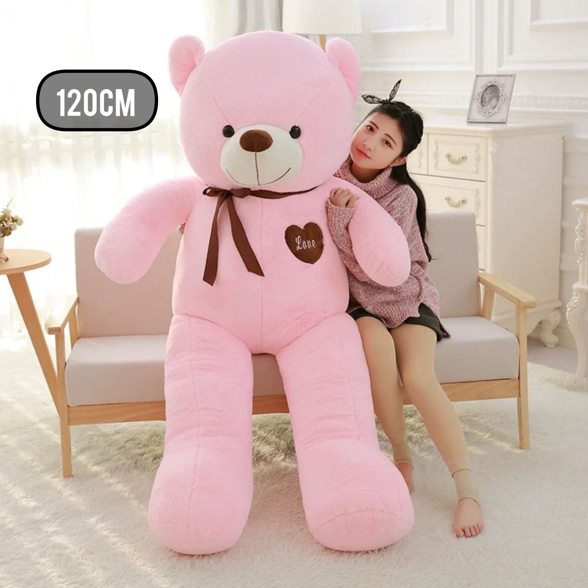 Enormous Giant Teddy Bear Humongous Soft Fur Teddy Bears size 120cm