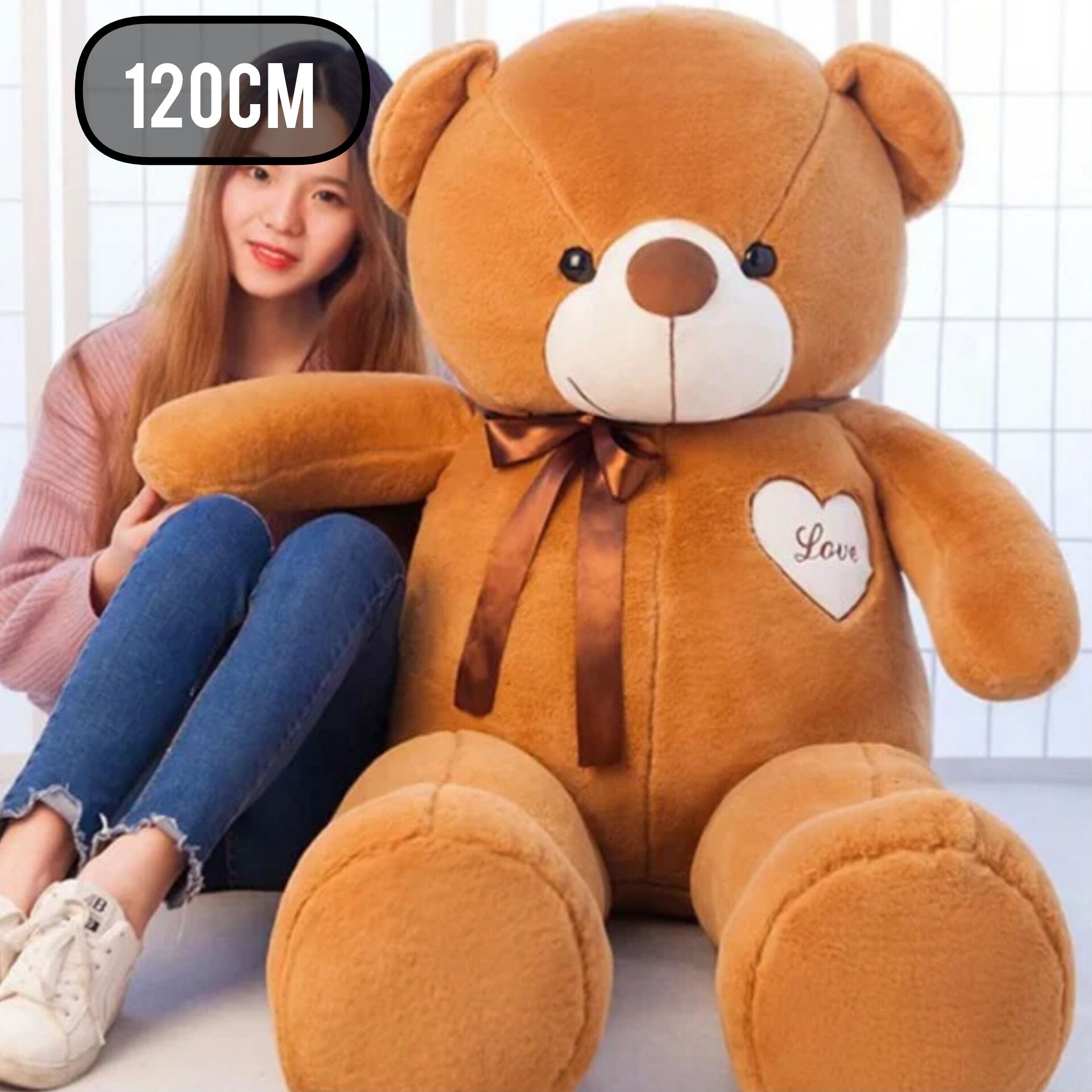 Enormous Giant Teddy Bear Humongous Soft Fur Teddy Bears size 120cm