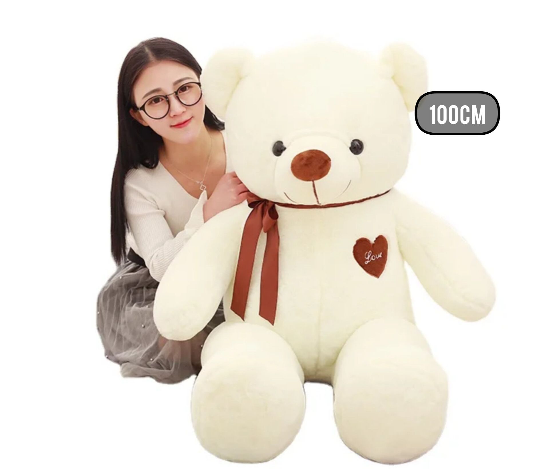 Enormous Giant Teddy Bear Humongous Soft Fur Teddy Bears size 100cm