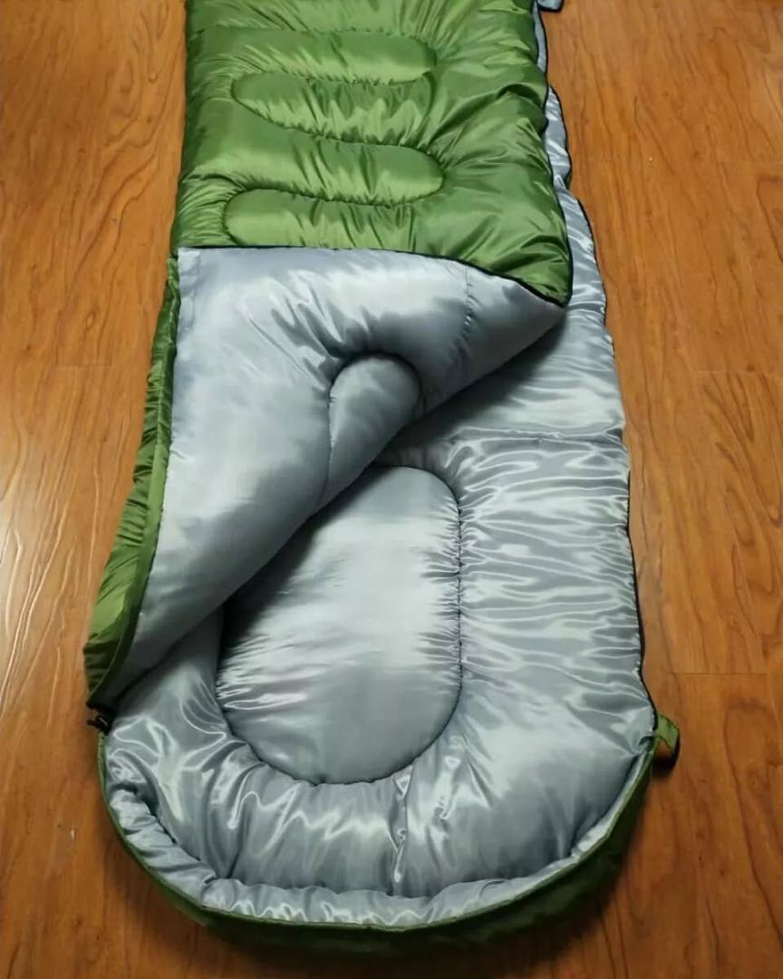 Quality Camping waterproof Fluffy Sleeping Bag For Adults And Kids more extra more comfortable(Green)