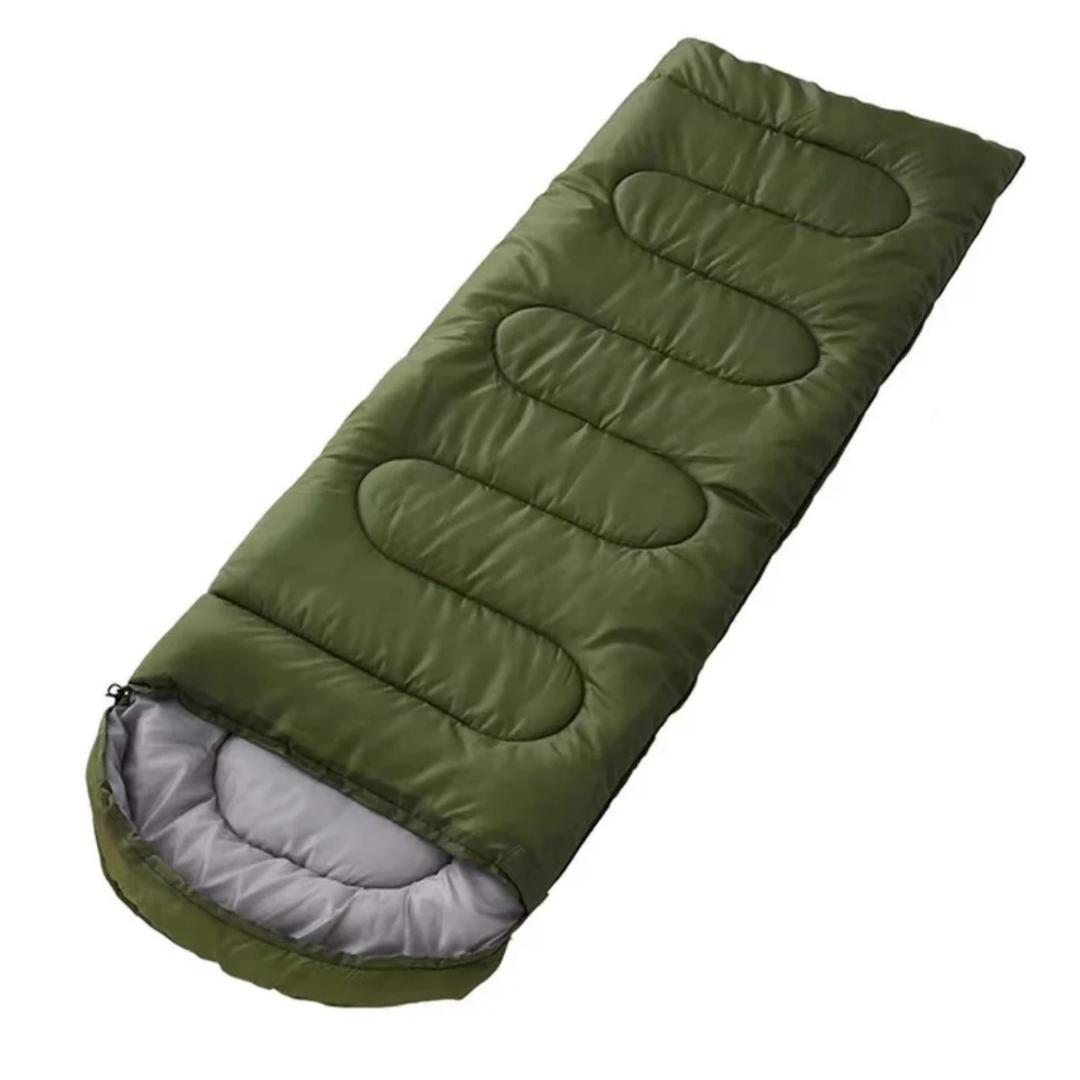Quality Camping waterproof Fluffy Sleeping Bag For Adults And Kids more extra more comfortable(Green)