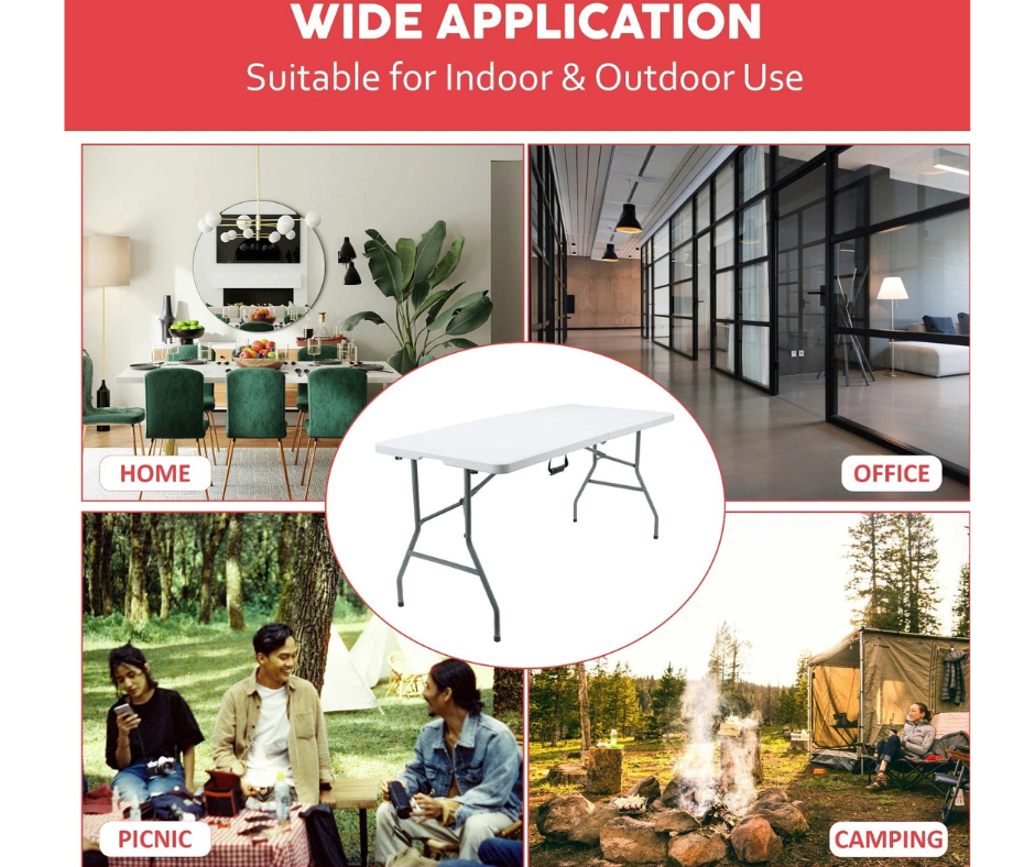 Camping folding table