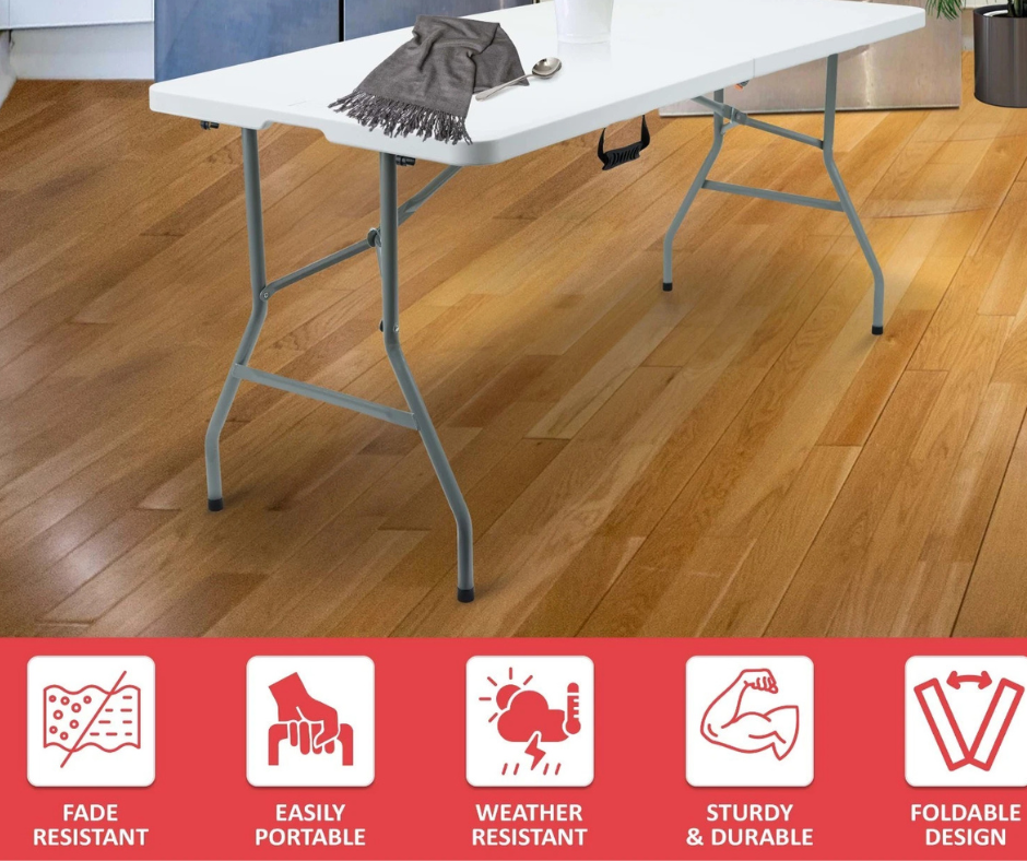 Camping folding table