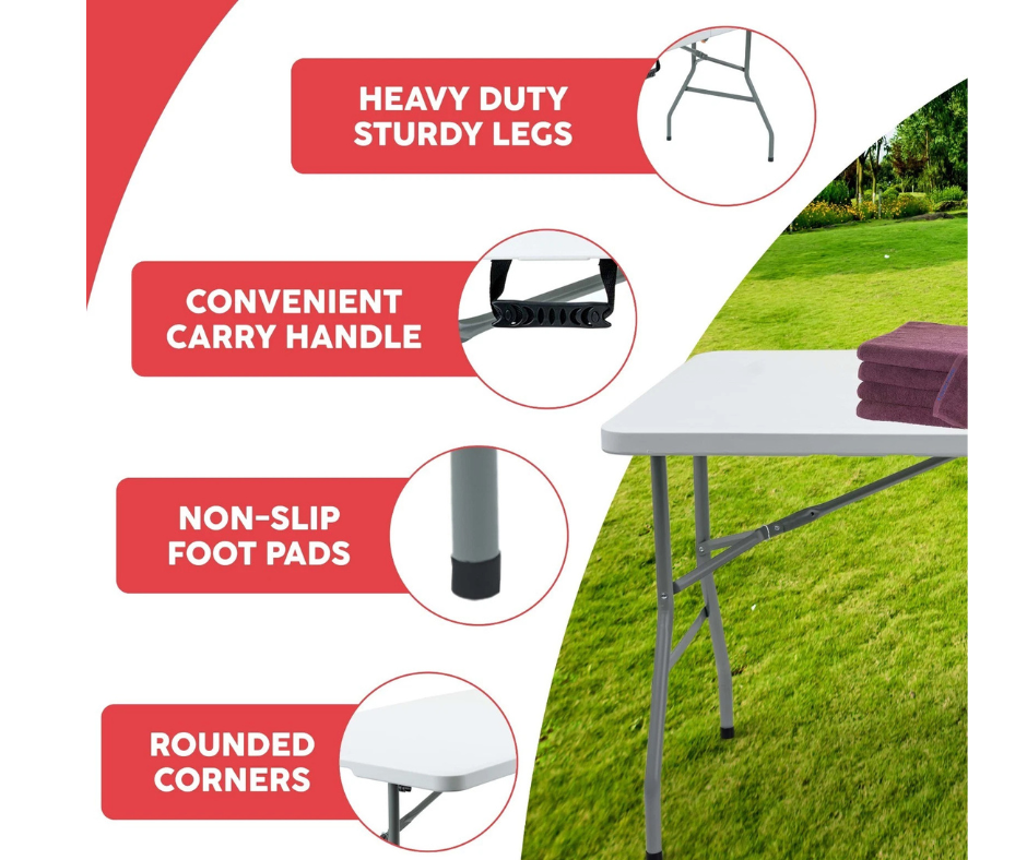 Camping folding table