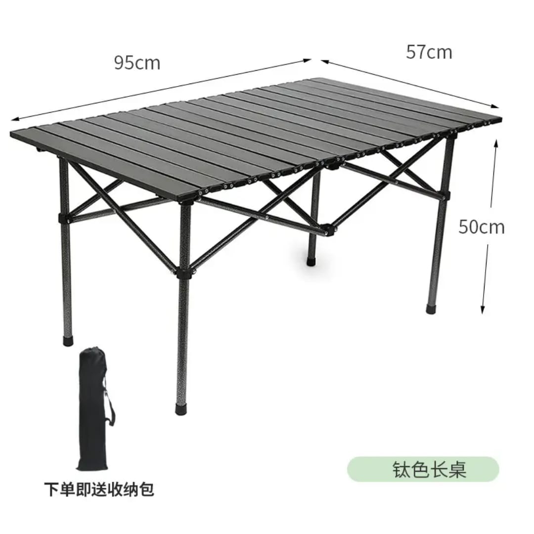 Camping folding table
